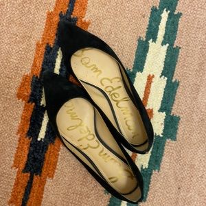 Sam Edelman black suede flats